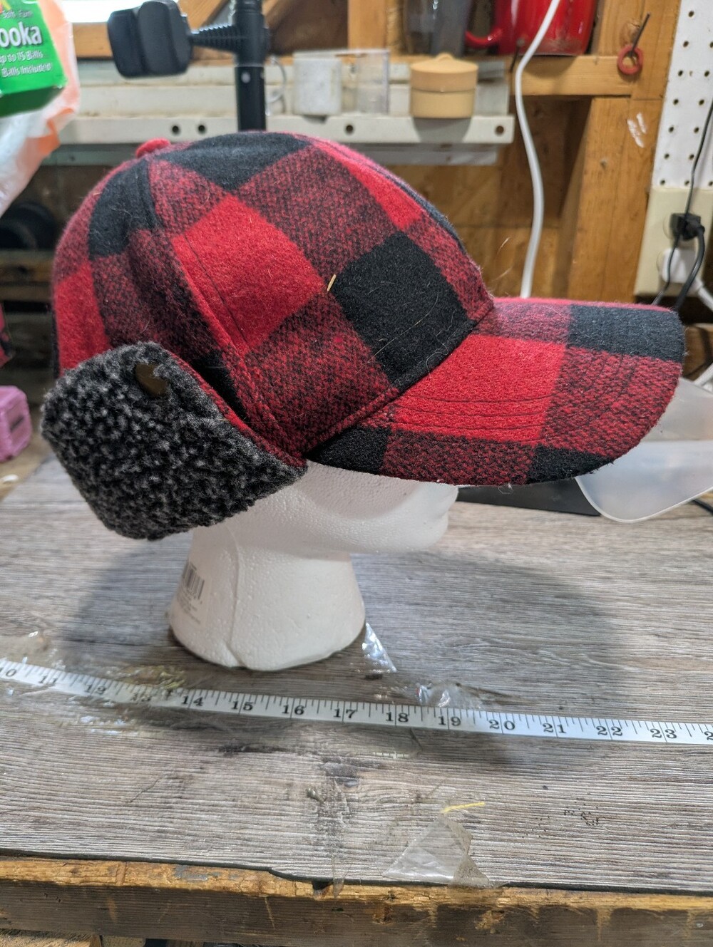RedHead Buffalo Plaid Cap with Earflaps - S/M
